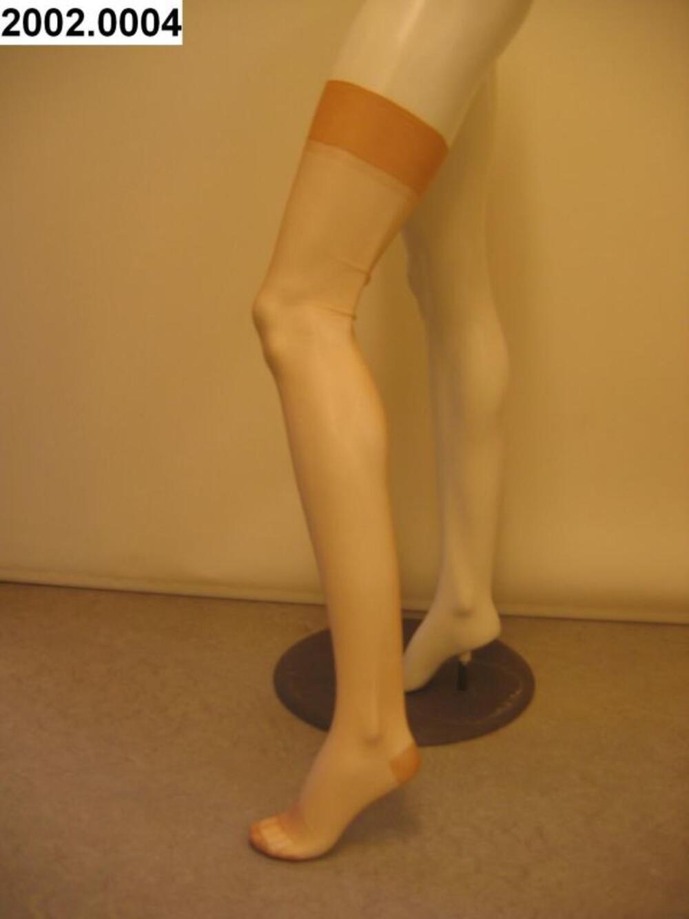 Nylonkousen in huidskleurige nylon