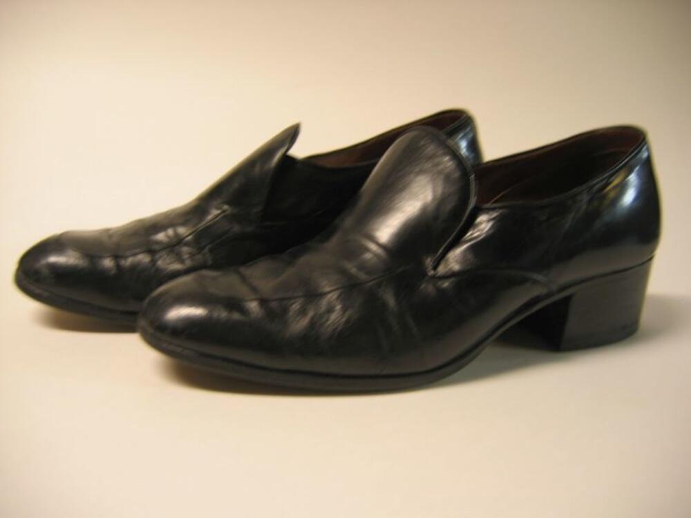 Schoenen in zwart leer