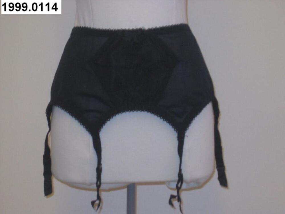 Jarretelgordel in zwarte nylon