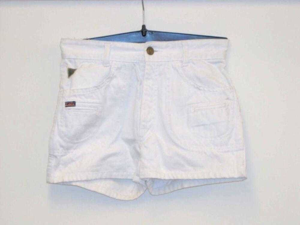 Short in witte denim