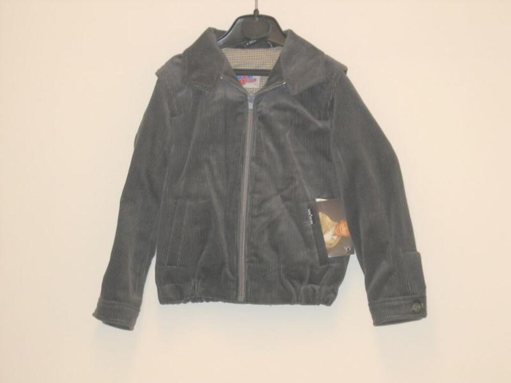 Bomberjack in grijze corduroy