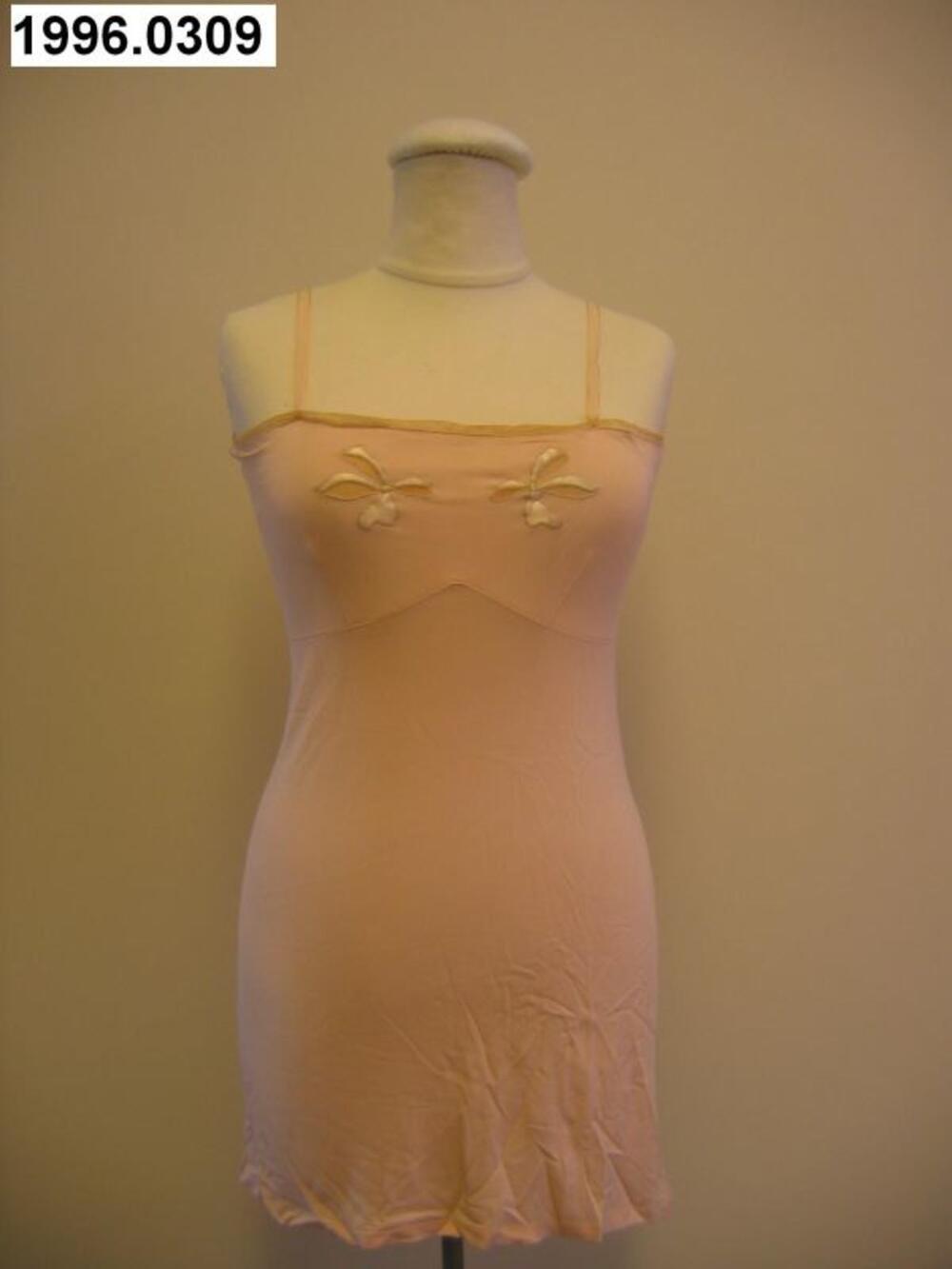 Onderhemd in roze rayon
