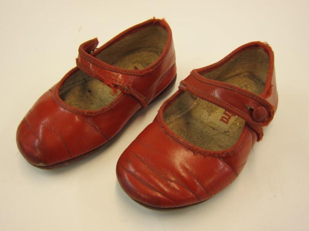 Schoenen in rood leer