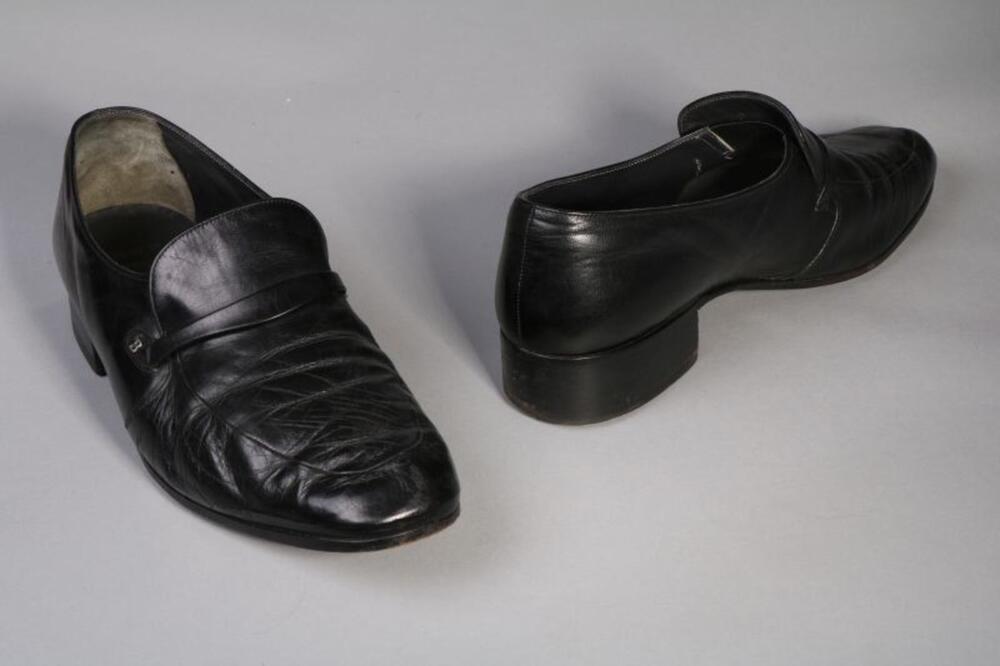 Schoenen in zwart leer