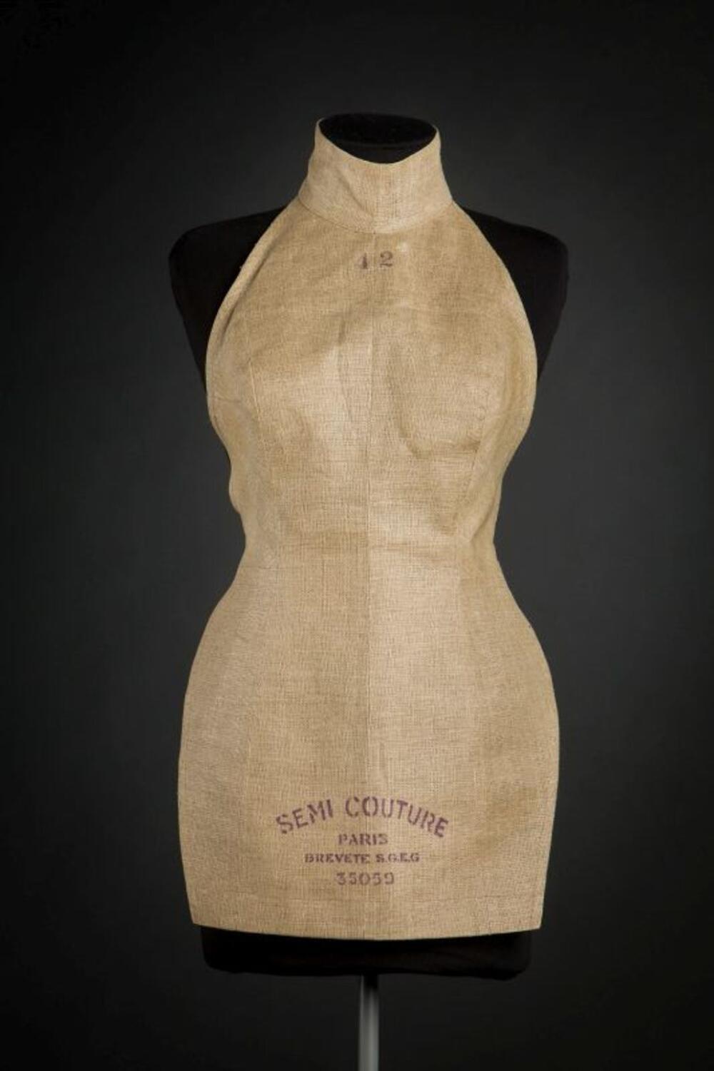 Linnen semi couture haltertop