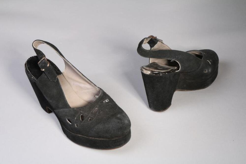Schoenen in zwart suède