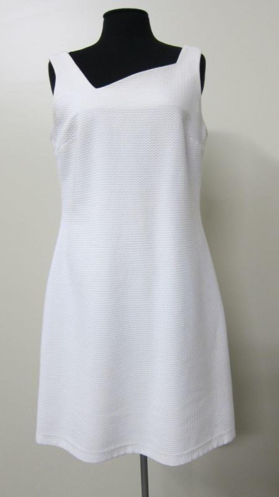 Jurk in witte viscose