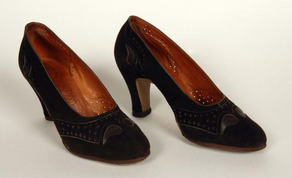 Schoenen in bruine suède