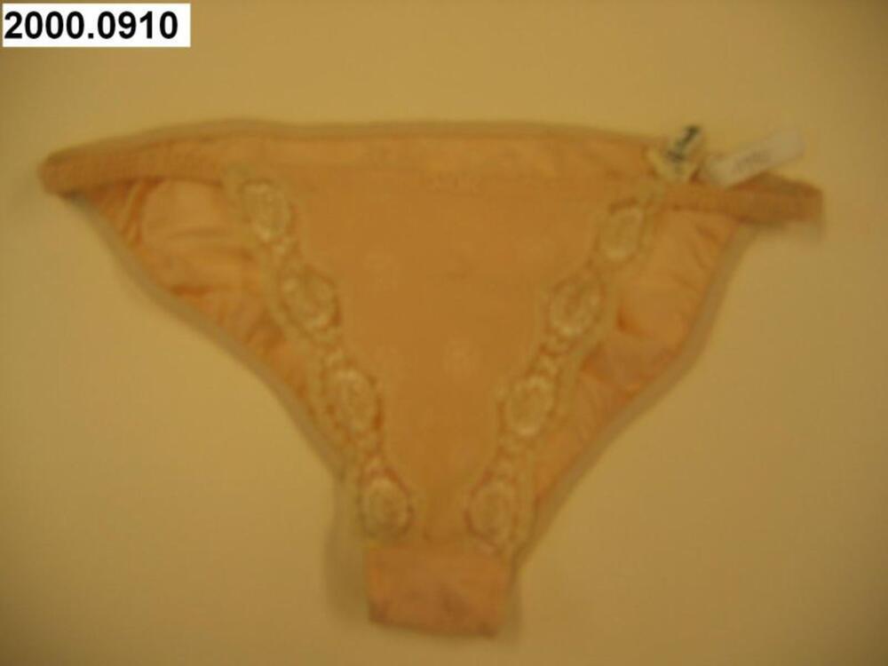 Onderbroek in roze, synthetische stof