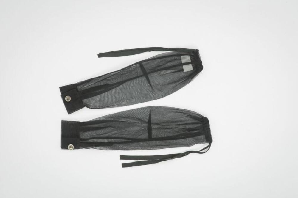 Set met 2 zwarte, transparante mouwen