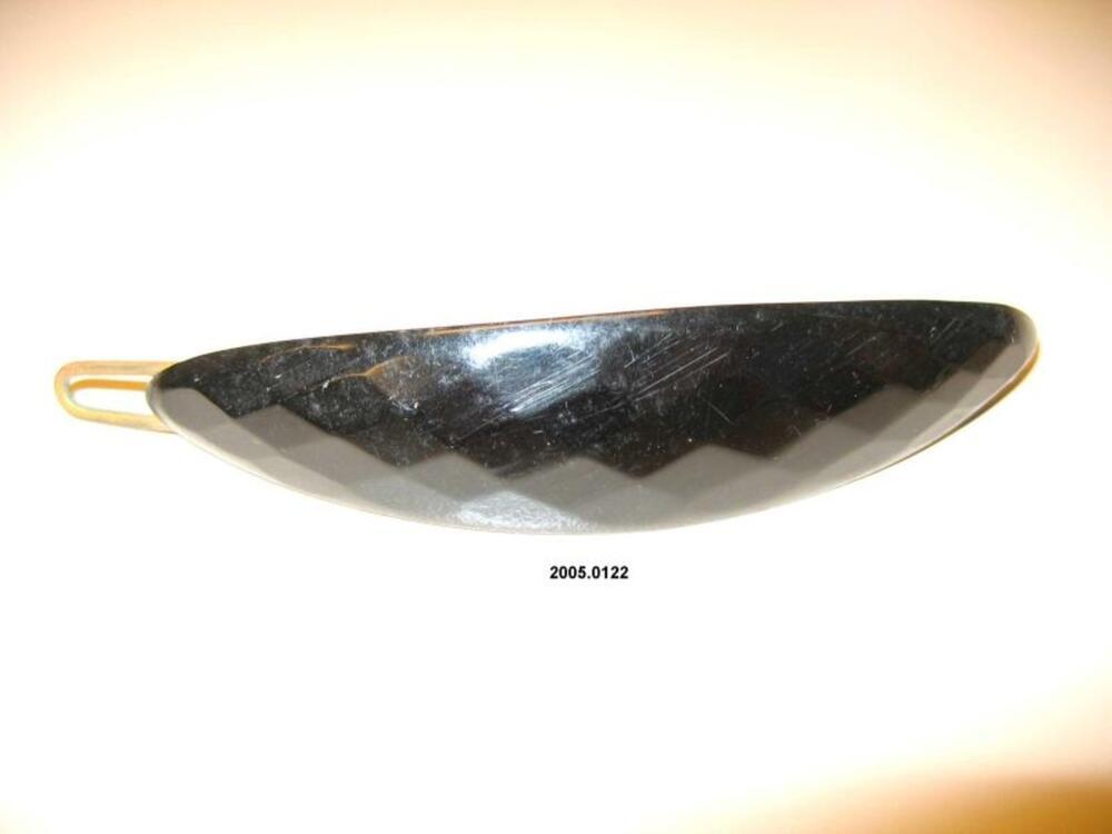 Haarspeld in zwarte plastic