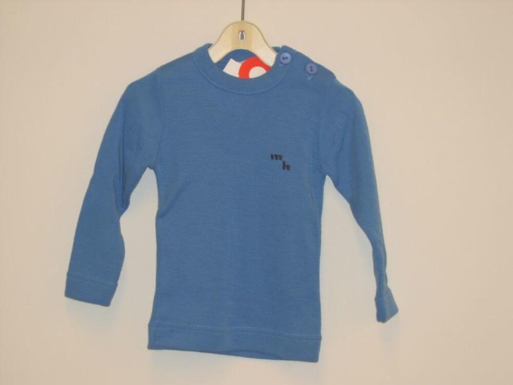 Trui in blauwe kunststof