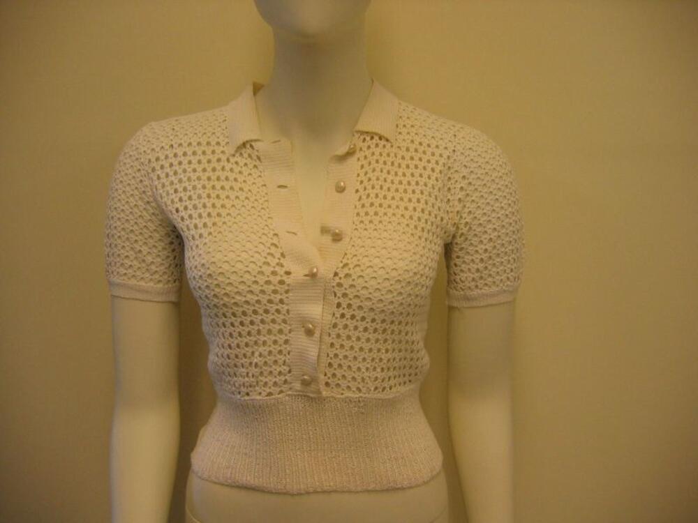 Blouse in witte katoen