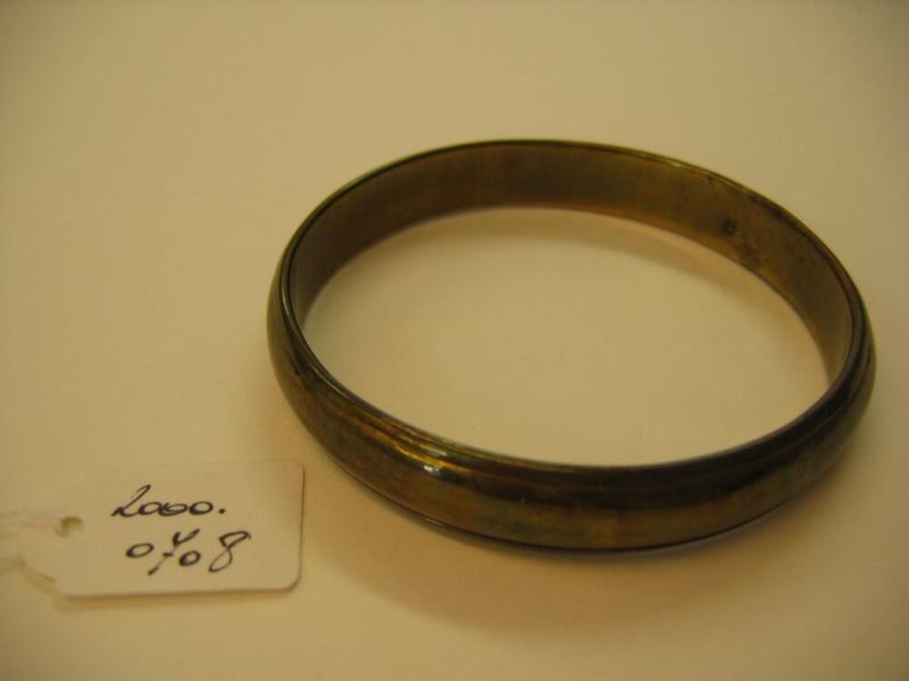 Armband in koperkleurig metaal
