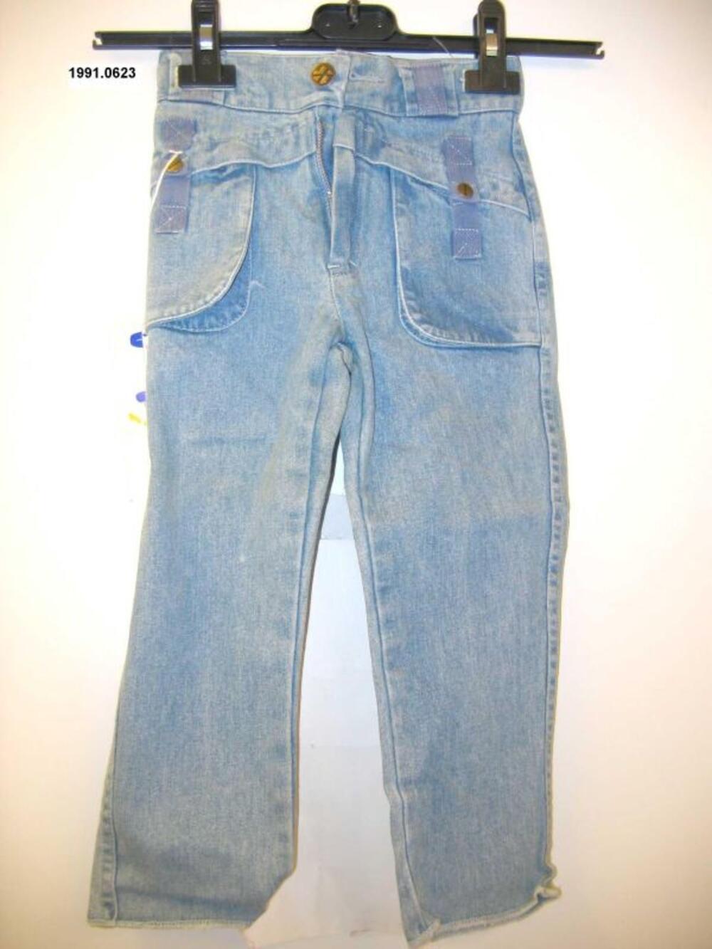 Spijkerbroek in stonewhashed denim