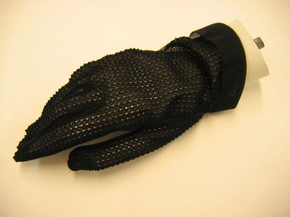 Handschoen in zwarte nylon