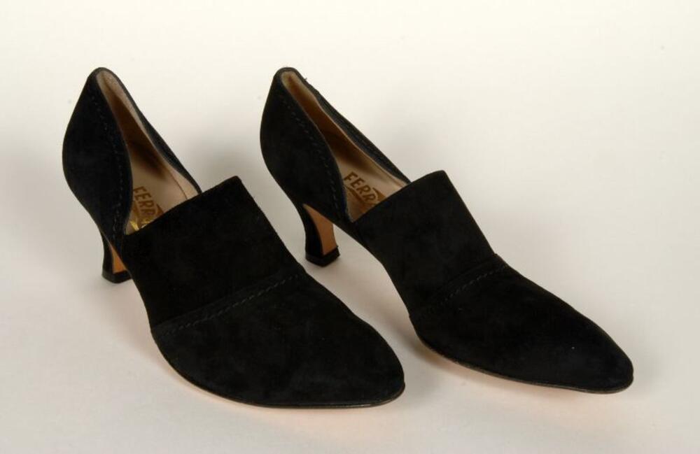 Schoenen in zwarte suède