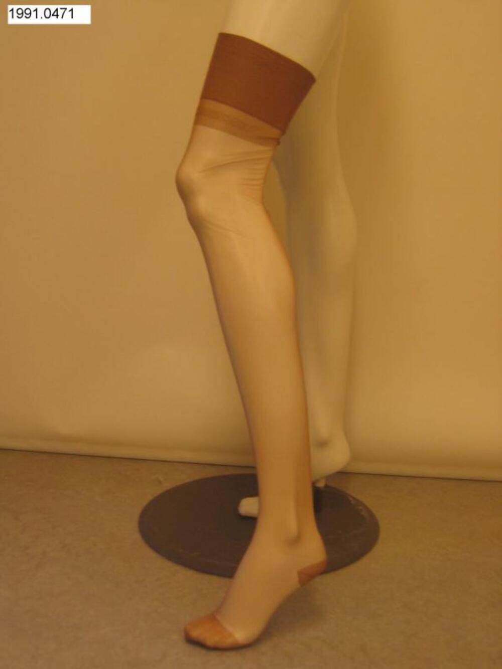 Naadkousen in bruine nylon