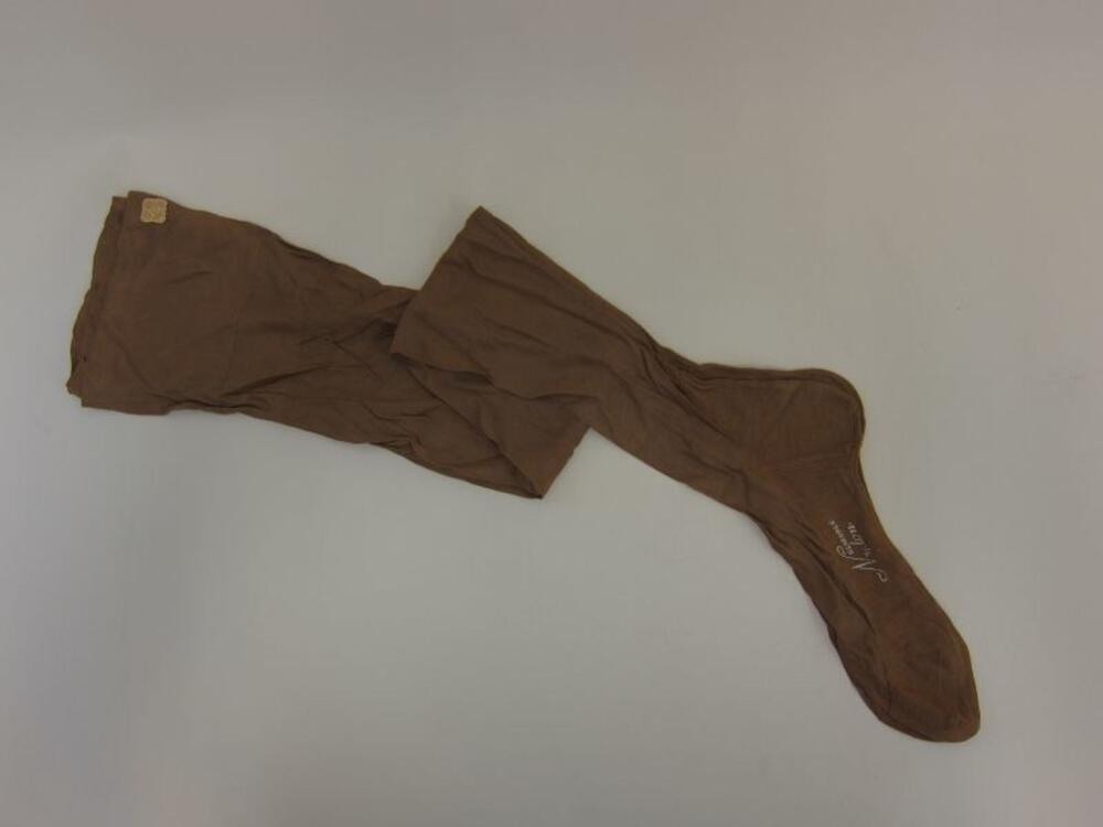 Naadkousen in bruine nylon