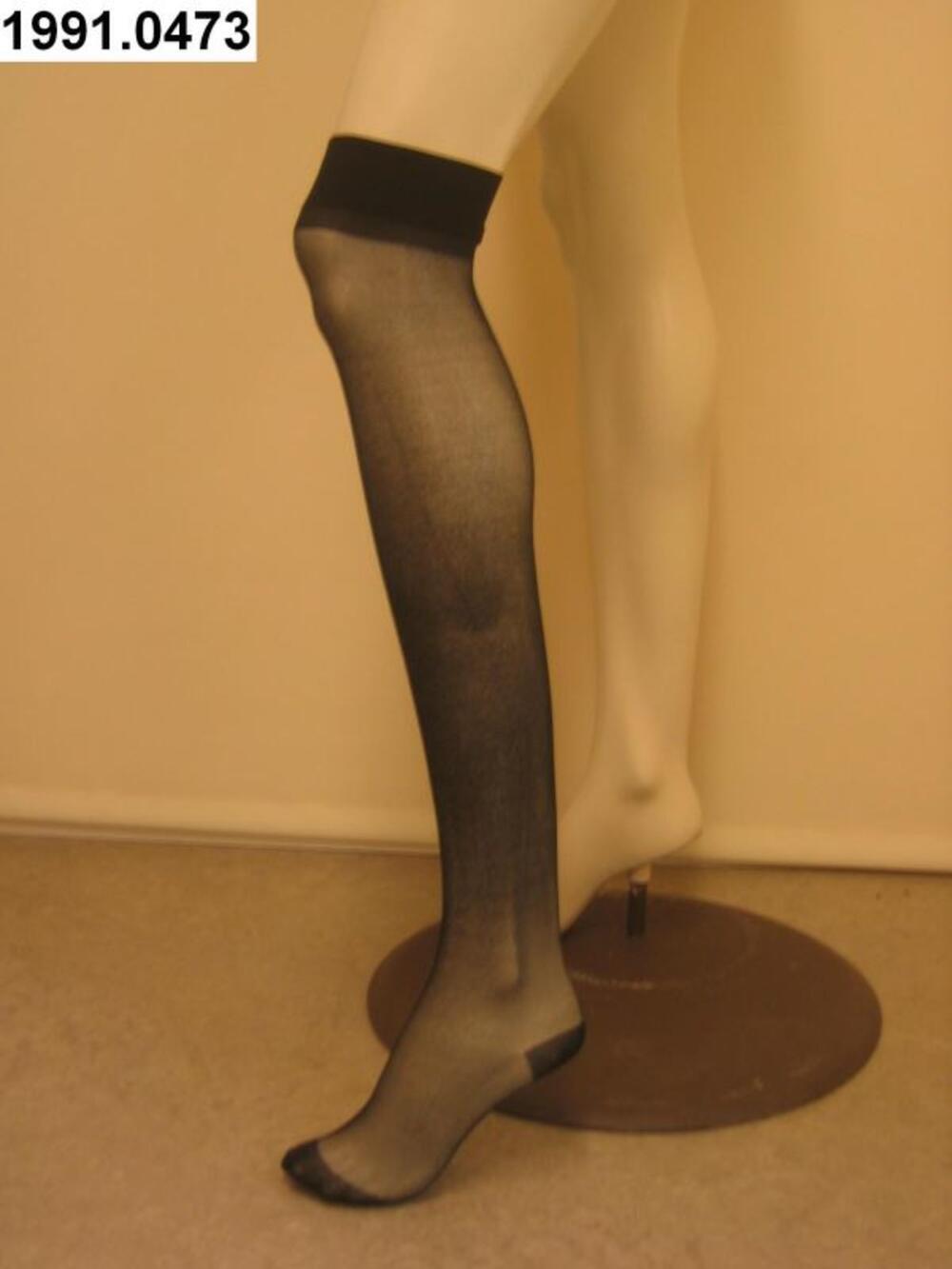 Kousen in zwarte kunstvezel
