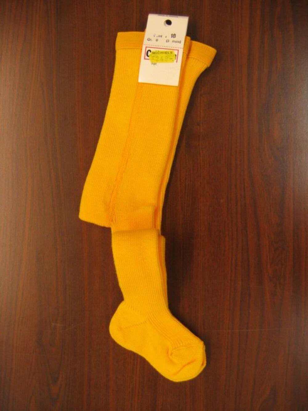 Maillot in geel mengweefsel