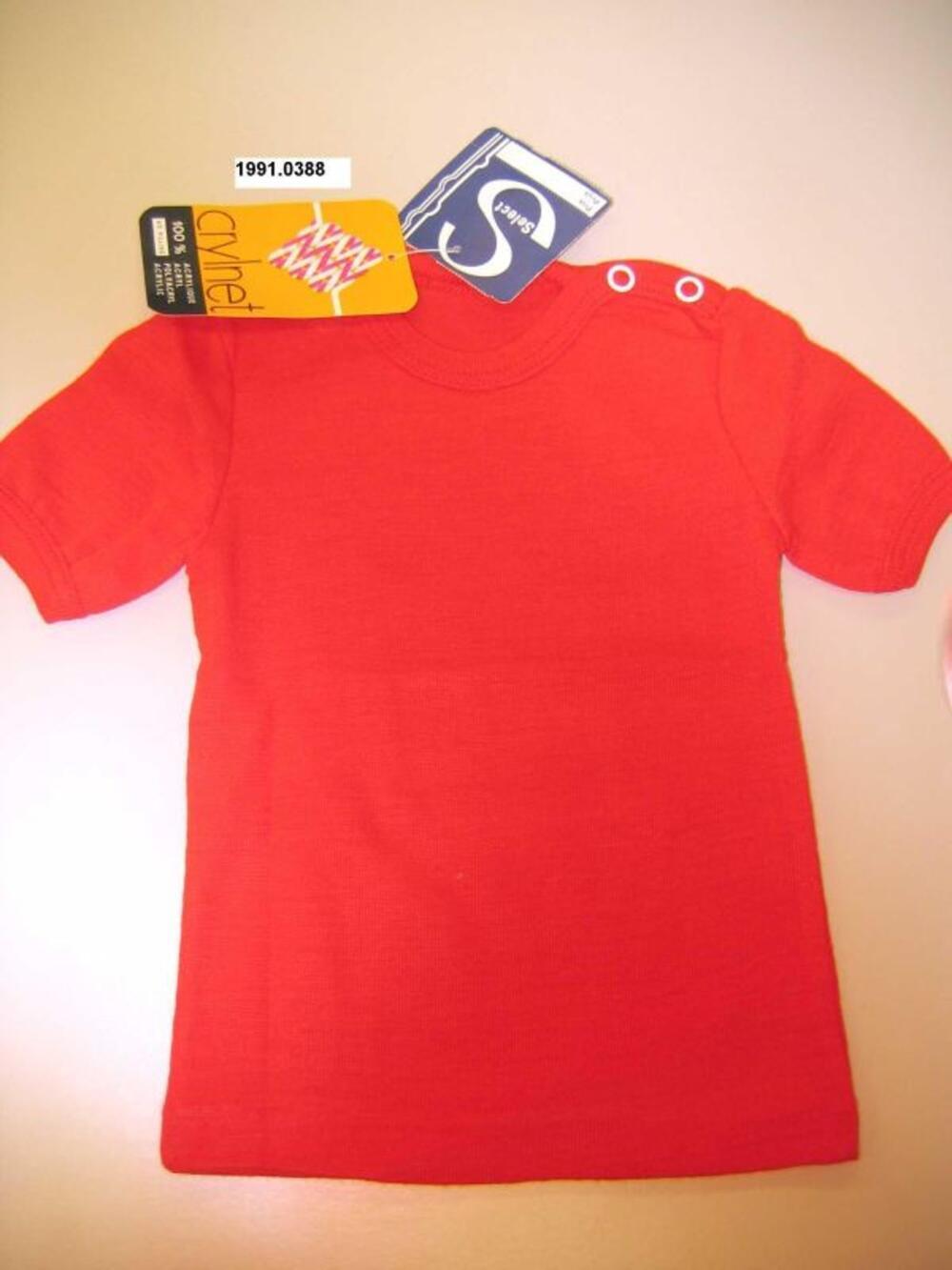 T-shirt in rode tricot