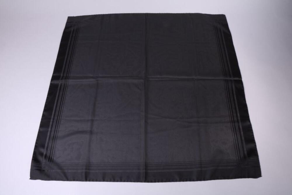 Sjaal in zwarte polyester