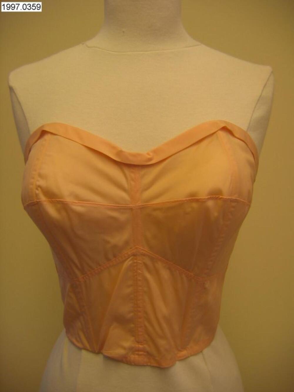 Bustier in roze nylon