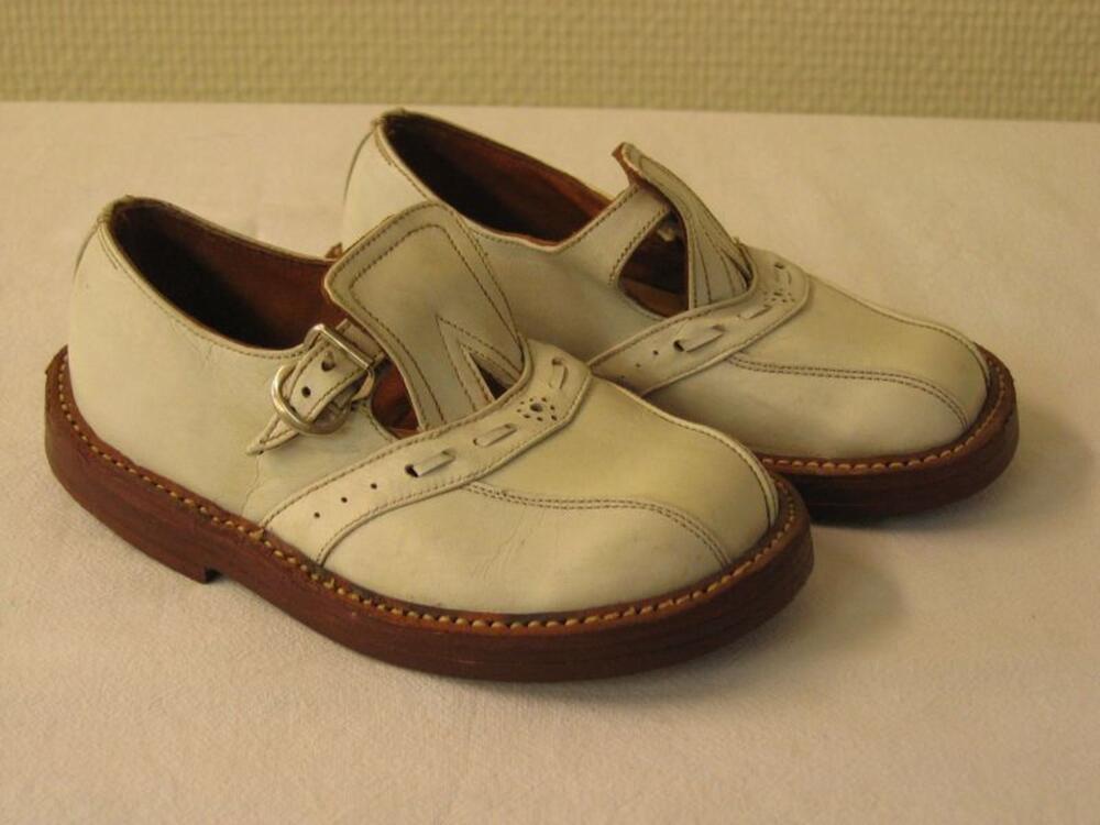 Schoenen in wit leer