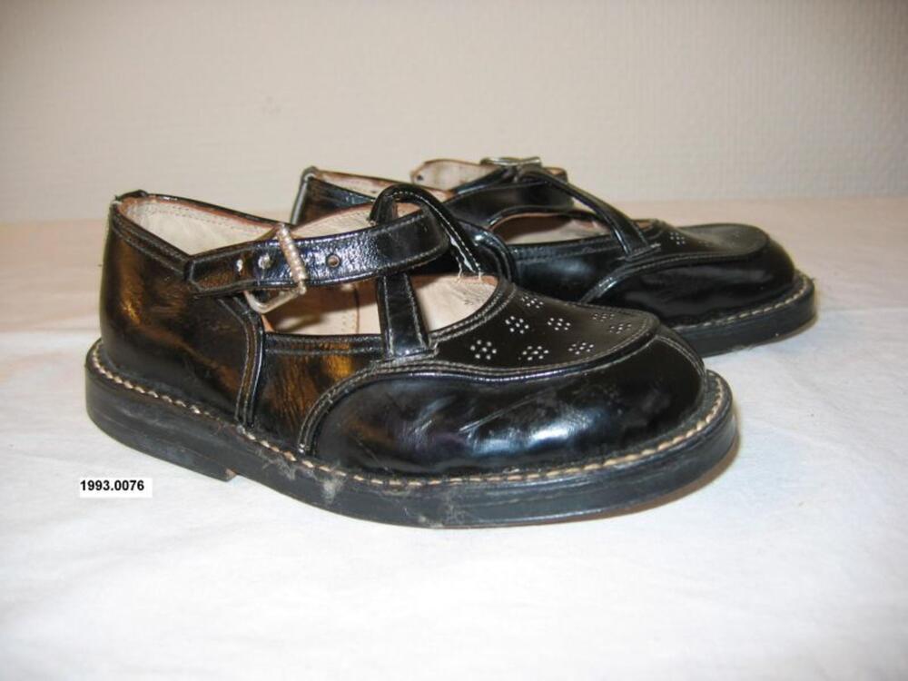 Schoenen in zwart lakleer