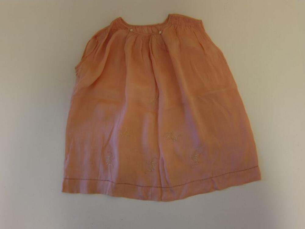 Jurk in roze zijde