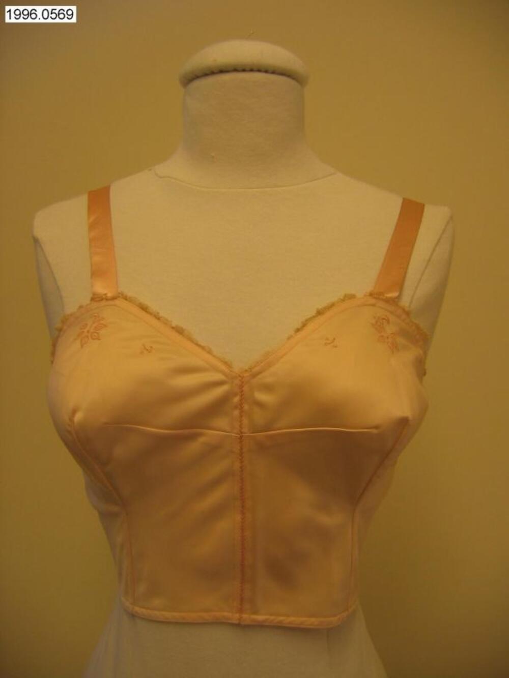 Bustehouder met maagband in roze nylon