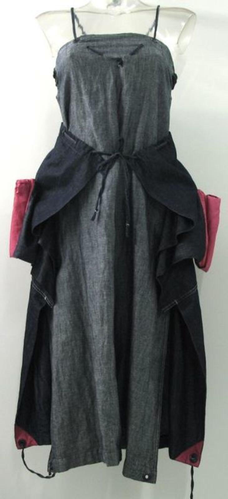 Jurk in grijze denim