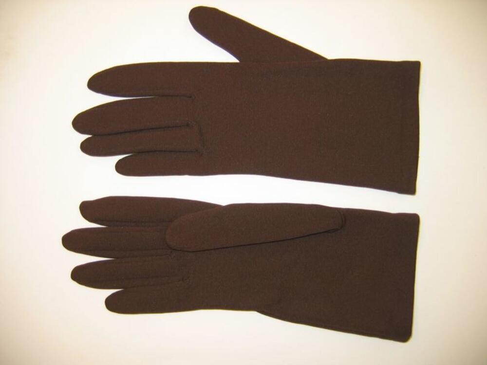 Handschoenen in bruine nylon