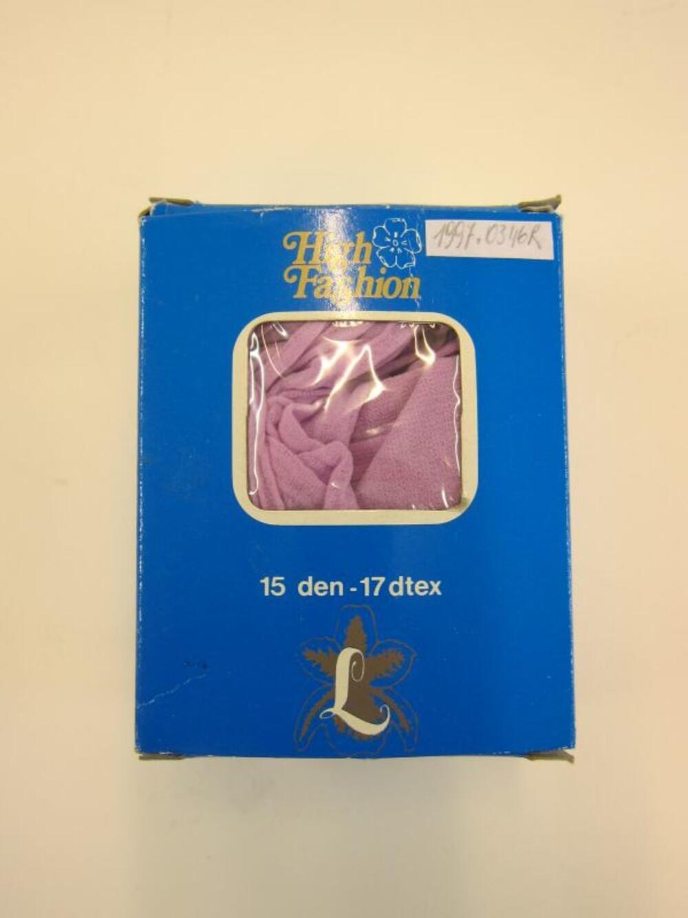 2 paar panty's uit lila polyamide