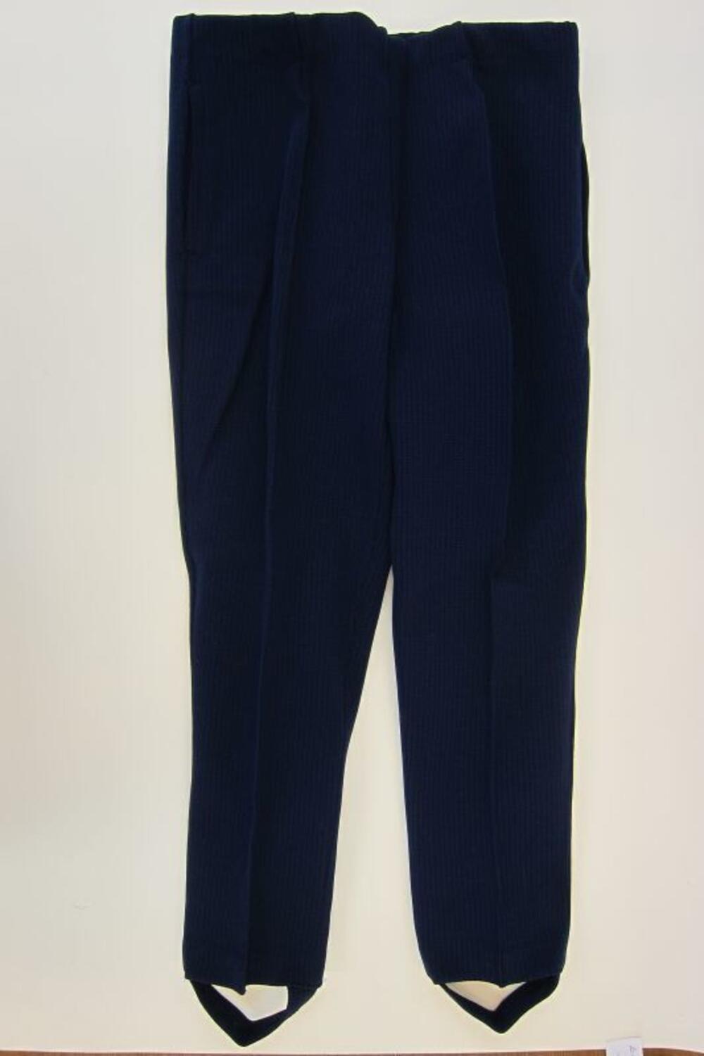 Legging in donkerblauwe stretchstof