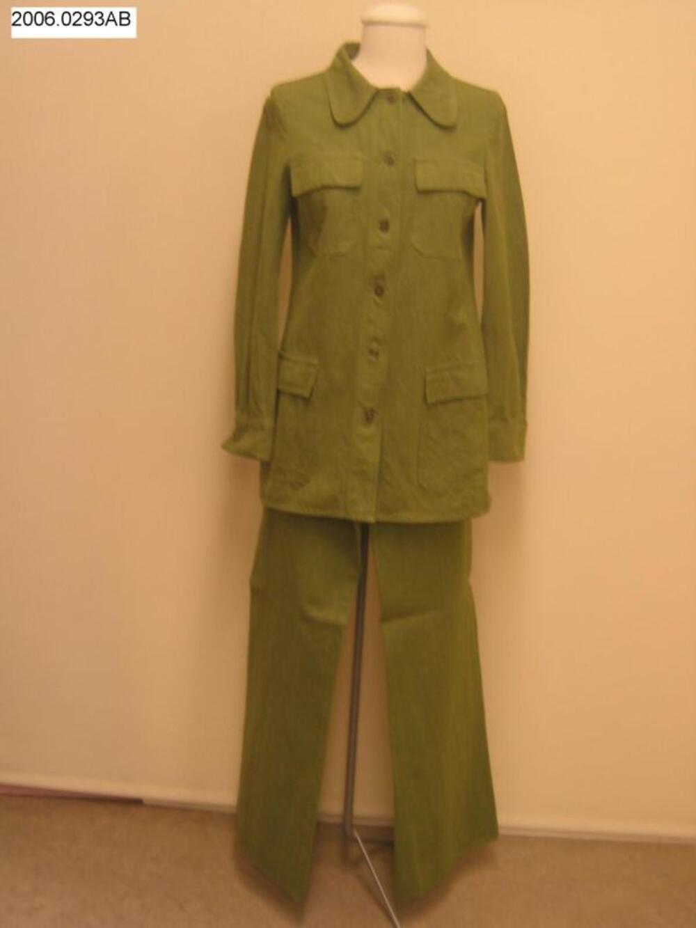Groene spijkerjas