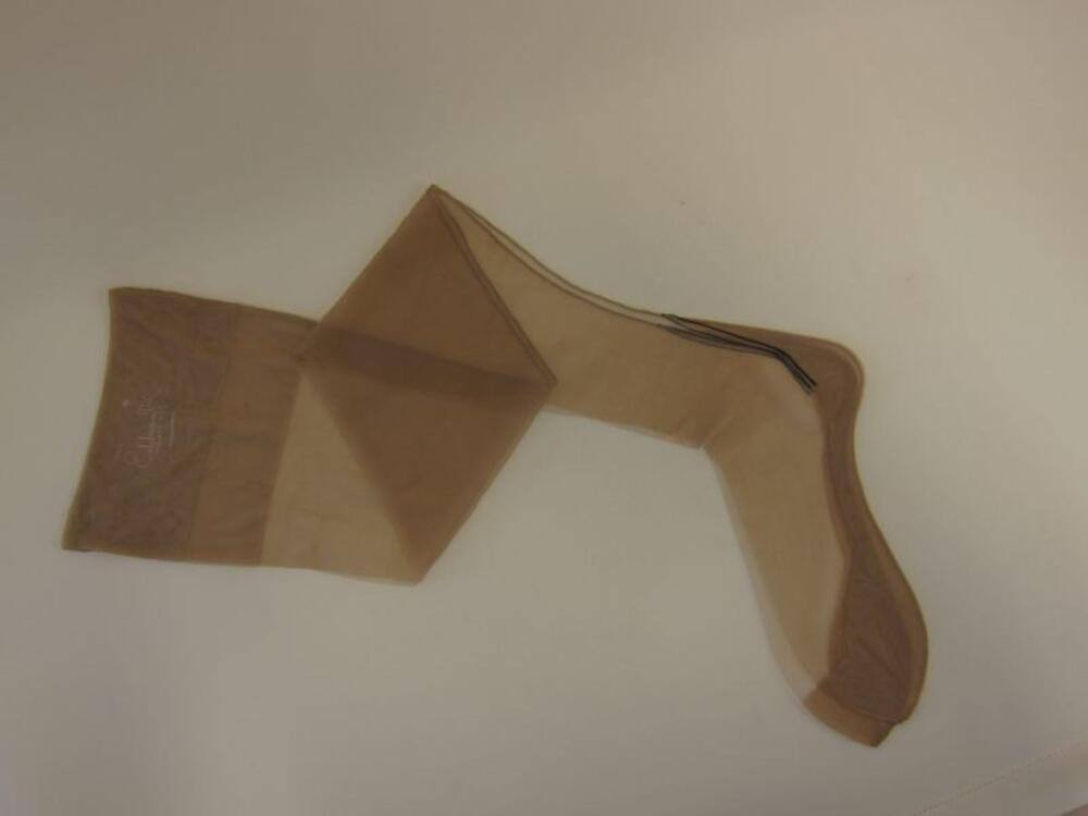 Kousen in bruine nylon