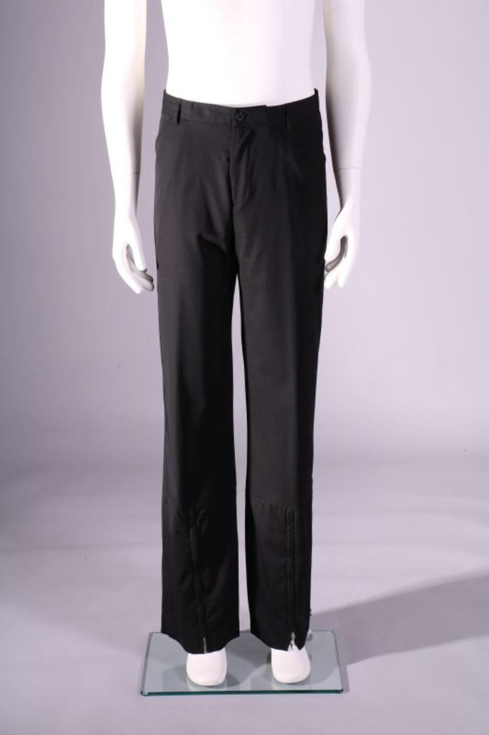 Broek in zwarte polyester