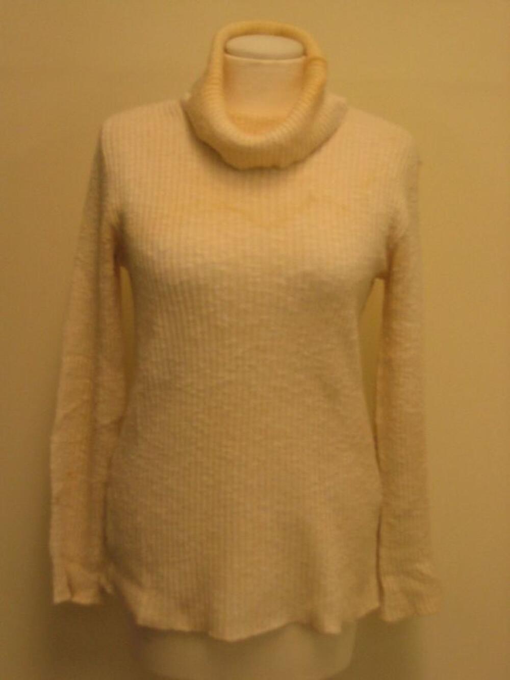 coltrui in ecrukleurige tricot