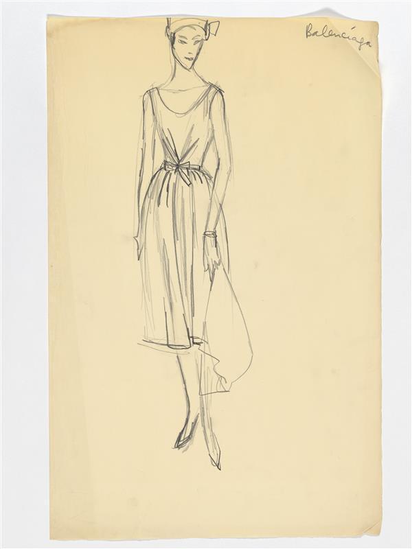 Balenciaga - mouwloze jurk