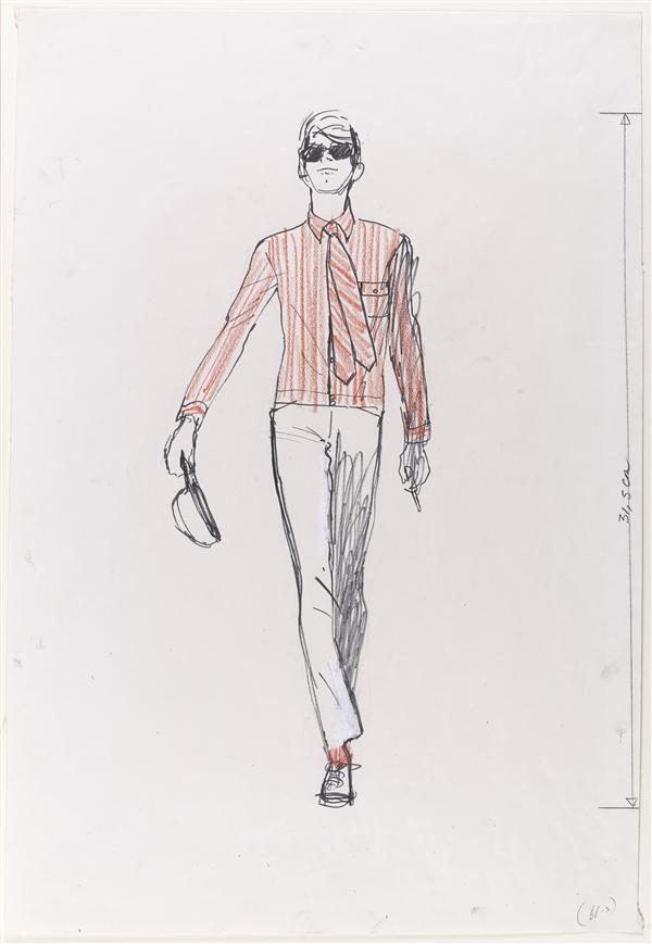 'Gruau's young man about town in summer'