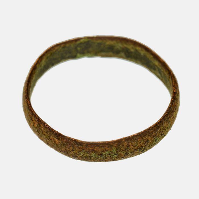 Koperen ring, model klassieke trouwring
