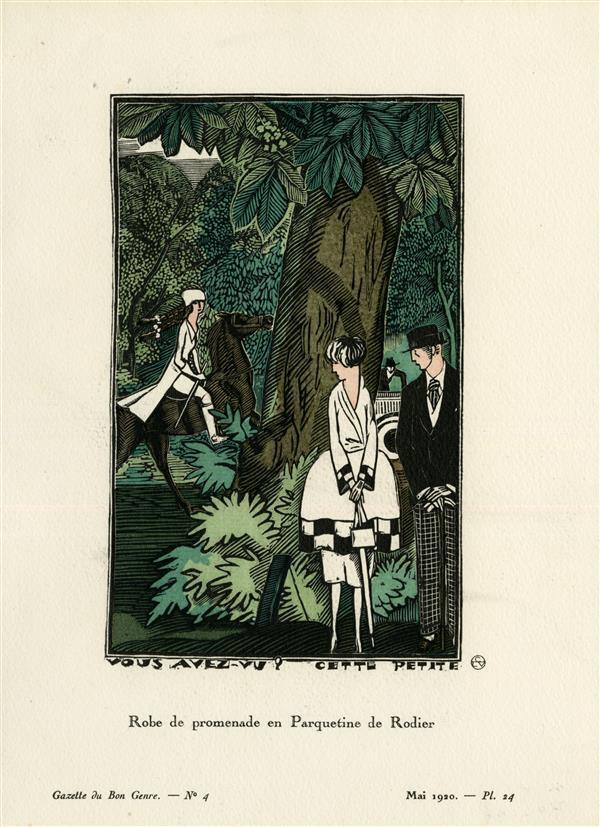 Vous avez-vu ? cette petite, Robe de promenade en Parquetine de Rodier