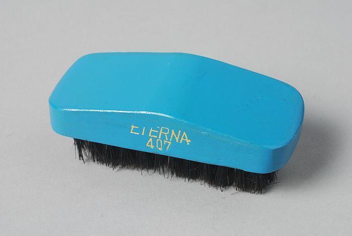 Blauwe borstel, in doos "Shoe Shine Kit" (A)