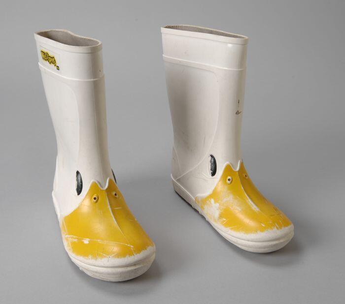 Paar Wellipets regenlaarzen "Wacky the duck" in vorm van eend