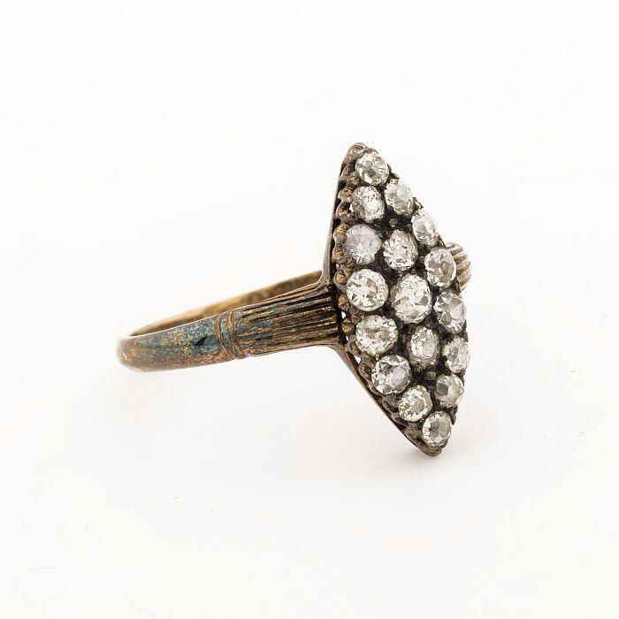Gouden ring met diamanten