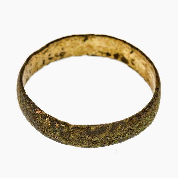 Ring, verguld koper
