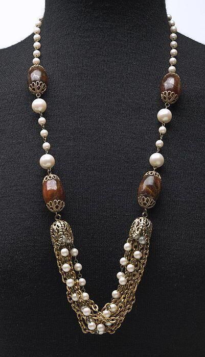 ketting met schakels en parels