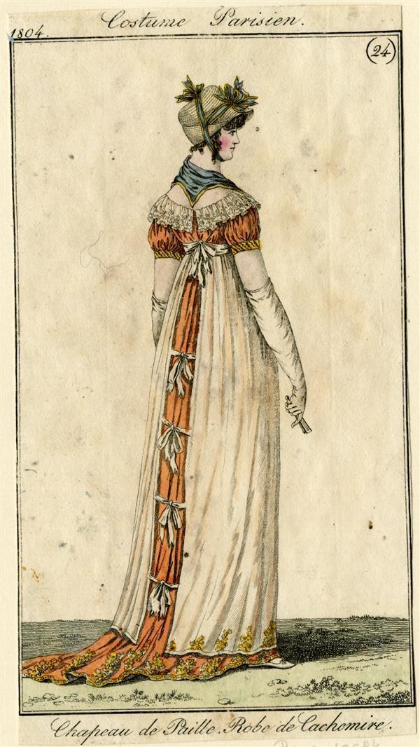 Costume Parisien 'Chapeau de Paille. Robe de Cachemire'